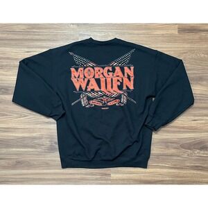 Morgan Wallen "One Night At A Time" Tour Black Graphic Crewneck Sweatshirt Sz L